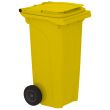 120 Litre Wheelie Bin Yellow