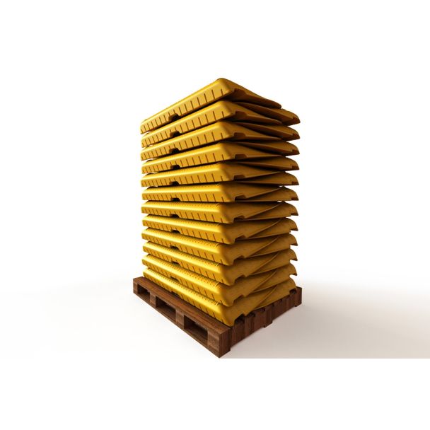 Stacked Plastic Kerb Ramp