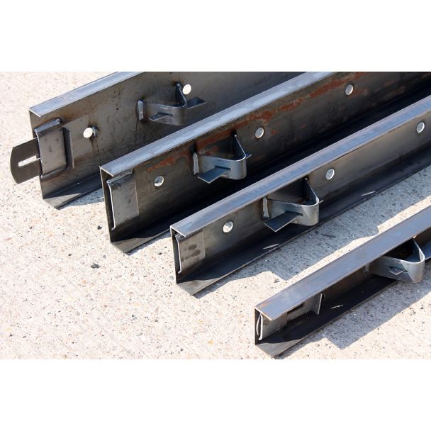 Square Edge Steel Road Forms
