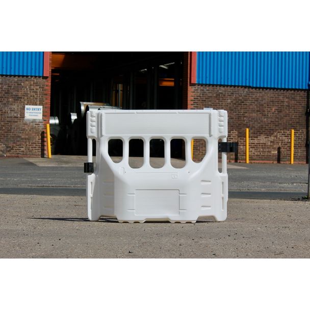 Anti Trip Water Buddha Barrier Filled No Hi-Vis Strip White