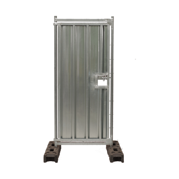 Autonomes Sicherheitstor für Bauzäune