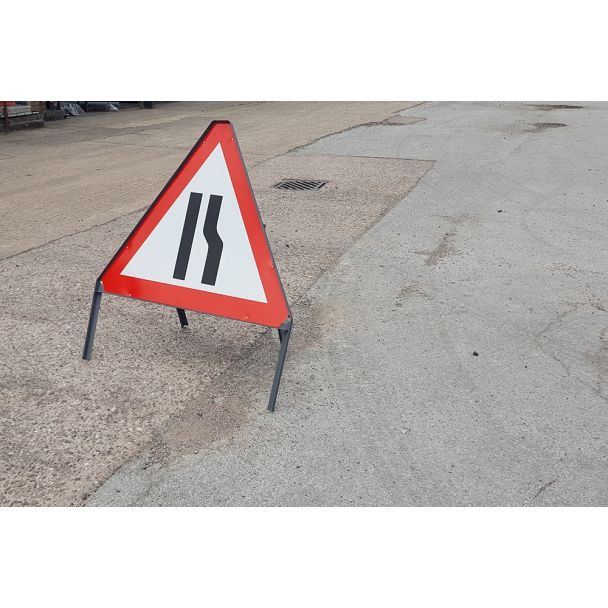 Metal Road Works Sign