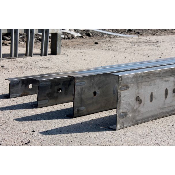 Rigid Steel Square Edge Road Forms
