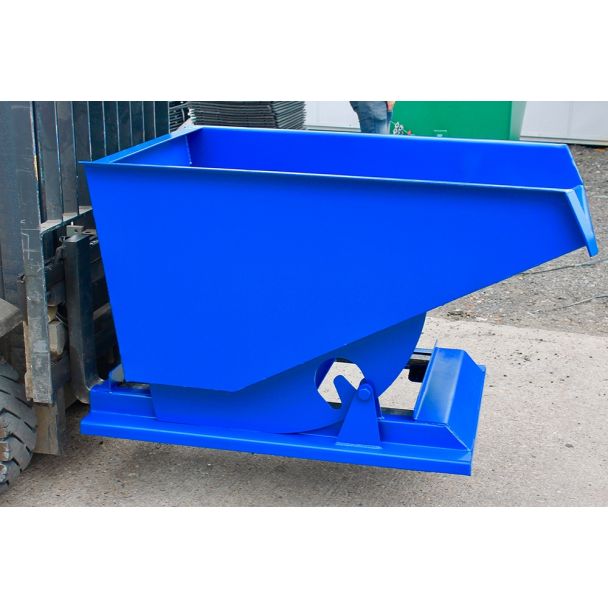 Mini Tipper Tipping Skip on Fork Truck