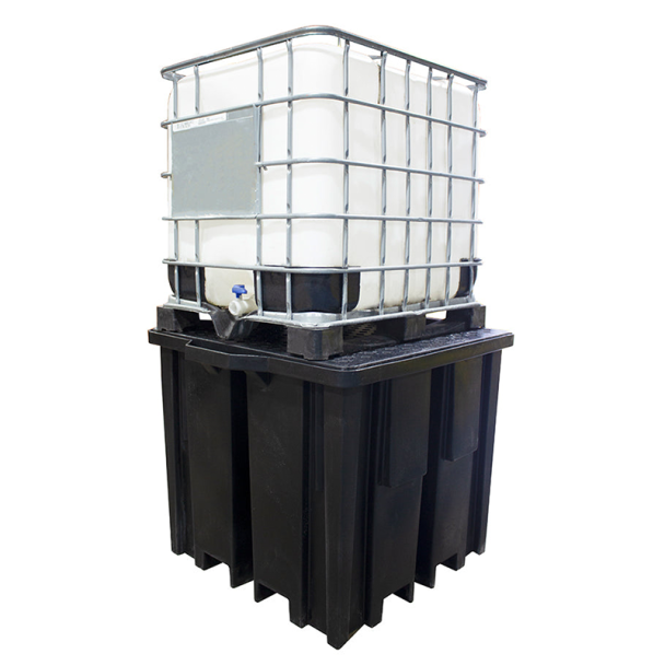 Recycled Polyethylene IBC Spill Pallet (with 4 way Forklift access)