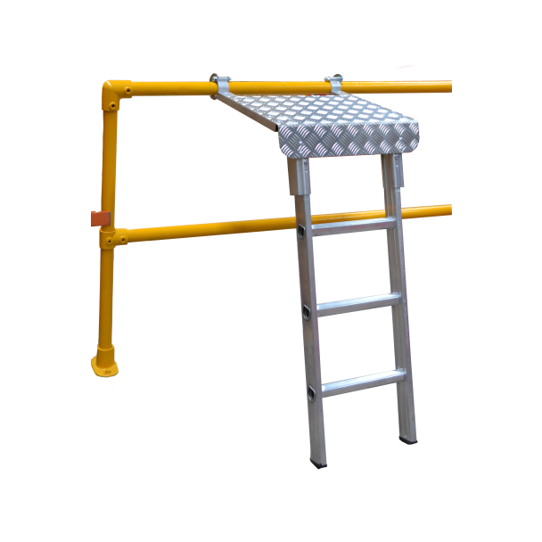 Scaffolding Platform attached to a structure from Hermeq.