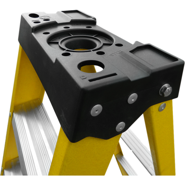 Fibreglass Builders Steps top close up.