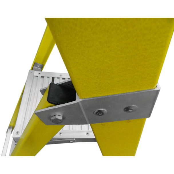 Fibreglass Platform Steps top close up