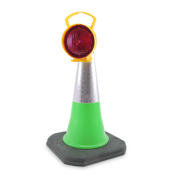 conilamp on green cone