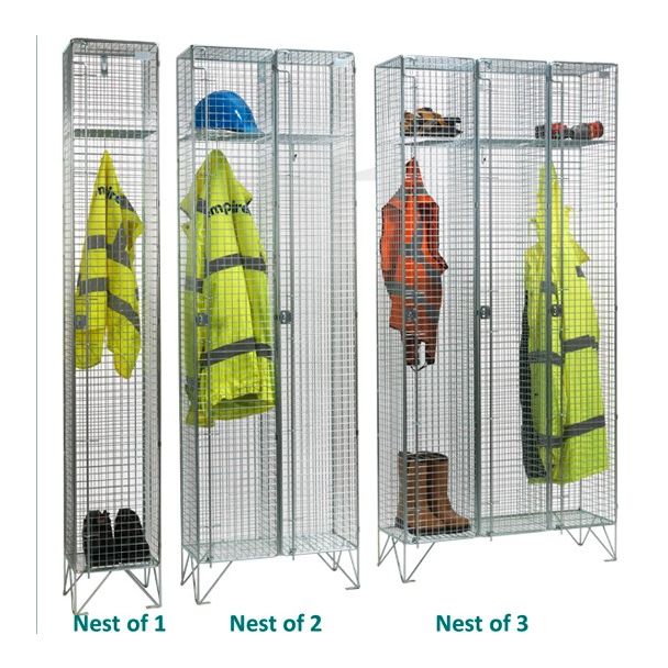 Mesh Work Lockers