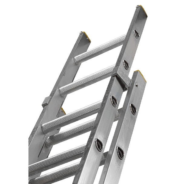Aluminium Double Extension Ladder close up