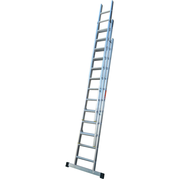 Aluminium Triple Extension Ladder from Hermeq.