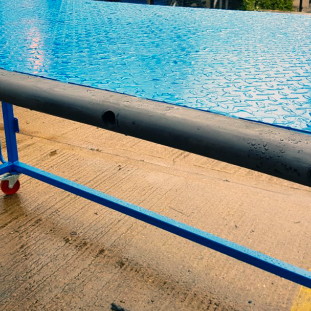 Simple Platform With Rungs Rubber Buffer Loading Platform