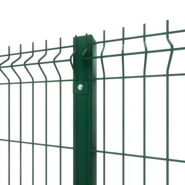 V Mesh Fence Concrete Block