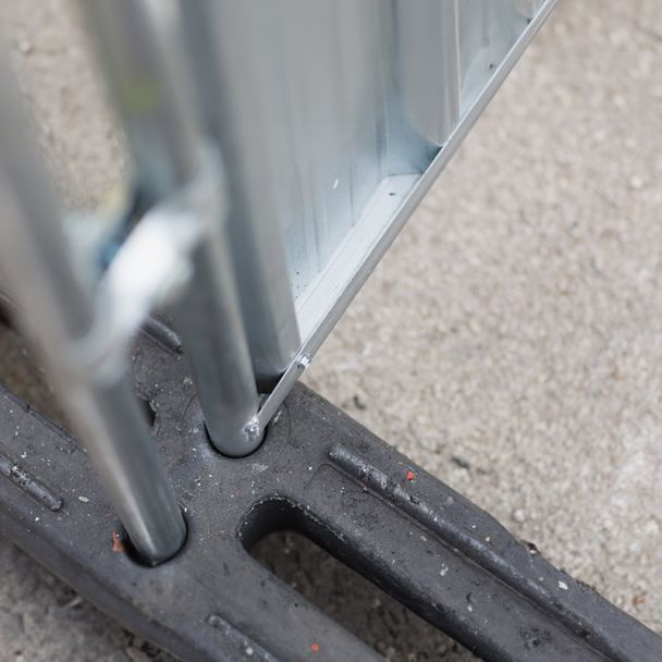 Steel Wall Hoarding Feet