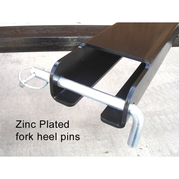 steel forklift extensions