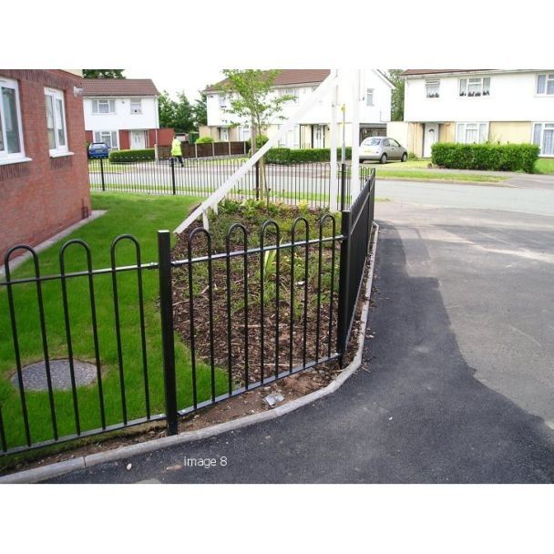 Bow Top Railings