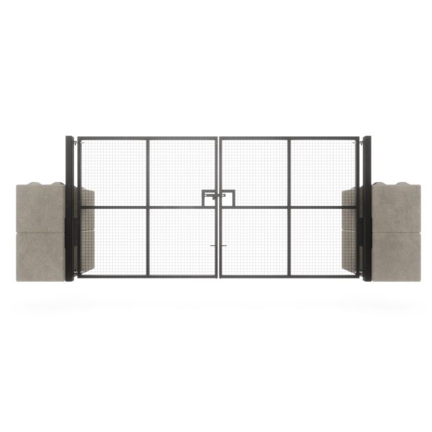 Tor für Schwerlastfahrzeuge mit Einzelplattengeflecht (OG4)