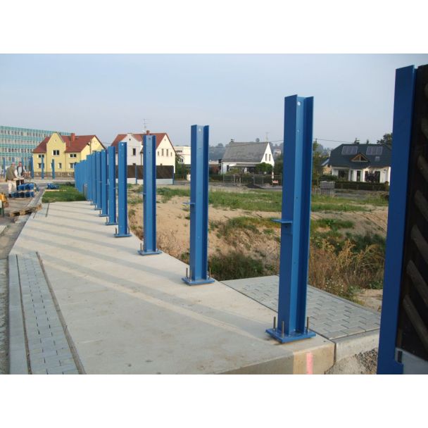 Steel Beam Noise Barrier Posts