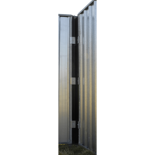 External Steel Hoarding Post