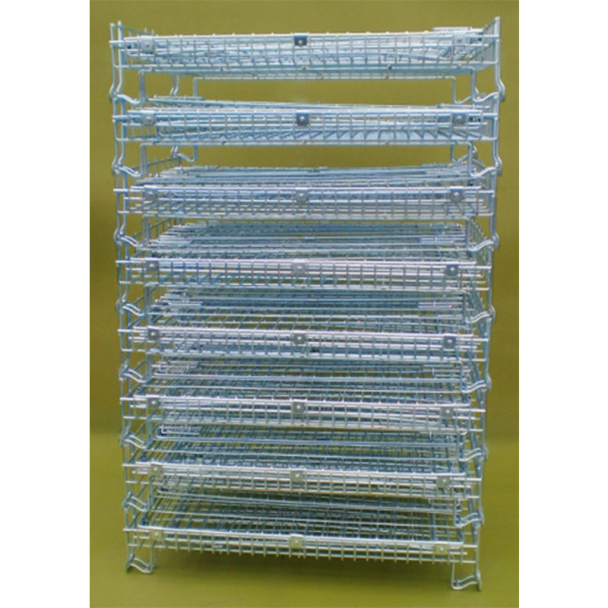 Stackable Folding Wire Cages