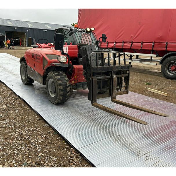 Aluminium-Fahrbahnmatten – Schwerlast