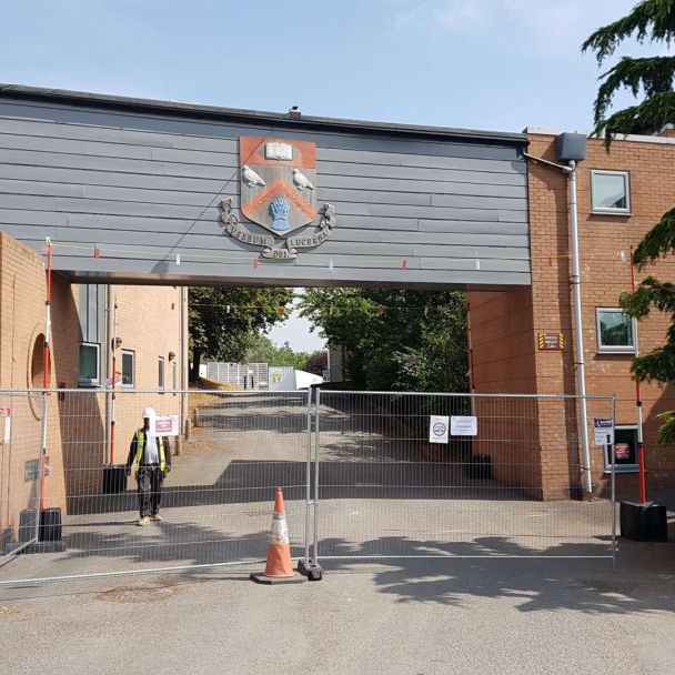 Height Restriction Poles & Bunting