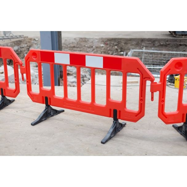 Red Plastic Barrier