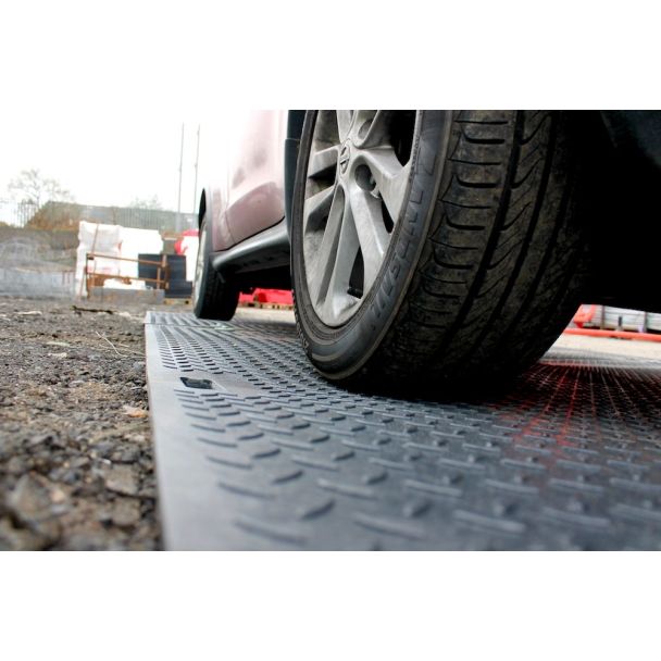 Ground Mat With Vehicle