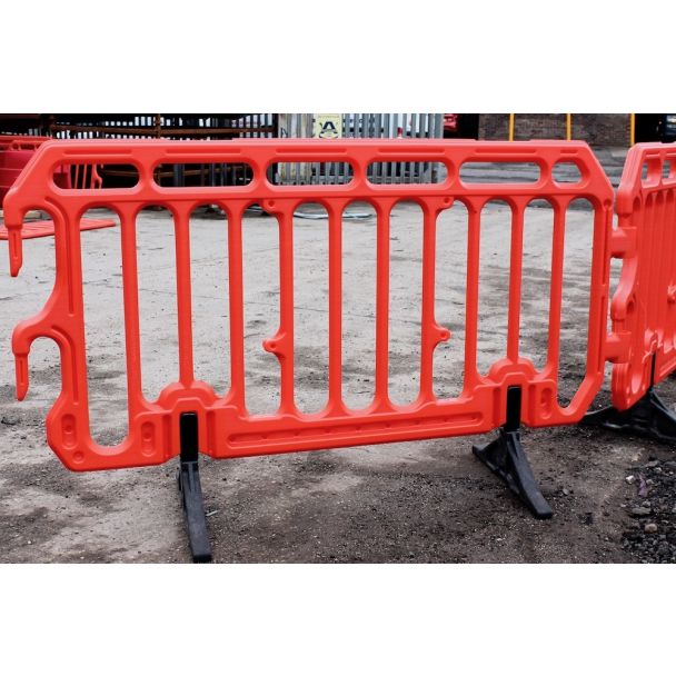 Plastic Orange Crowd Safety Barrier