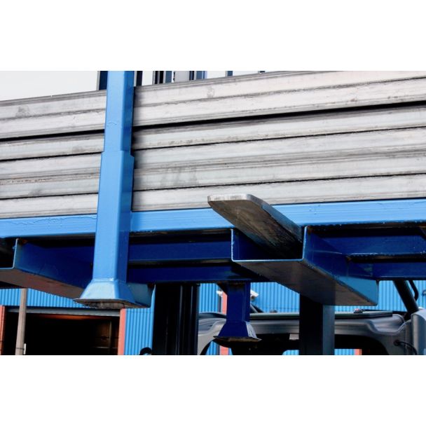 Forklift Entry on Road Form Stillage