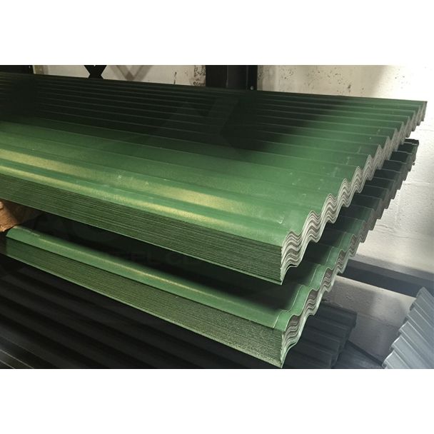 Juniper Green Box Profile Roofing