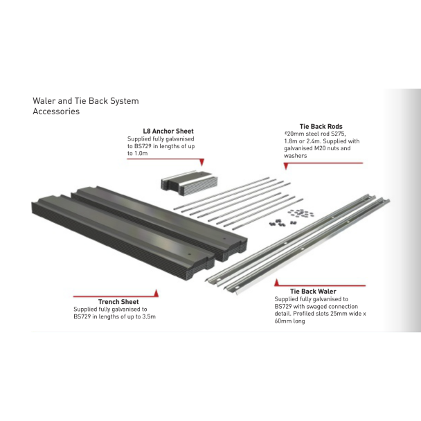 L8 Trench Sheet Tie Back