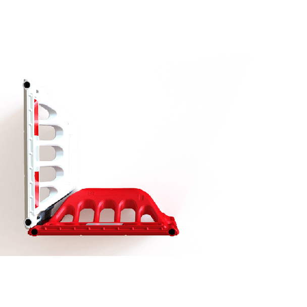 Red & White Road Barrier