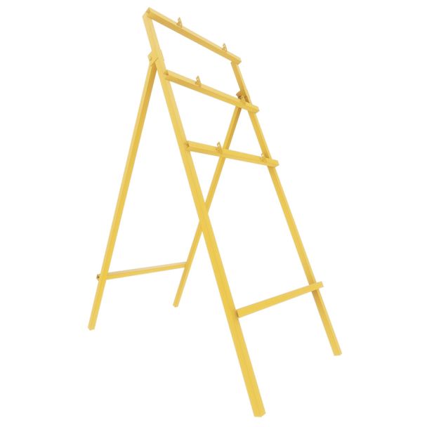 Gelb Mini-Schnellmontagerahmen für Verkehrsschilder