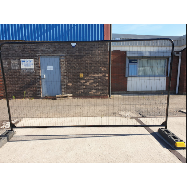 Black Mesh Fence Panels