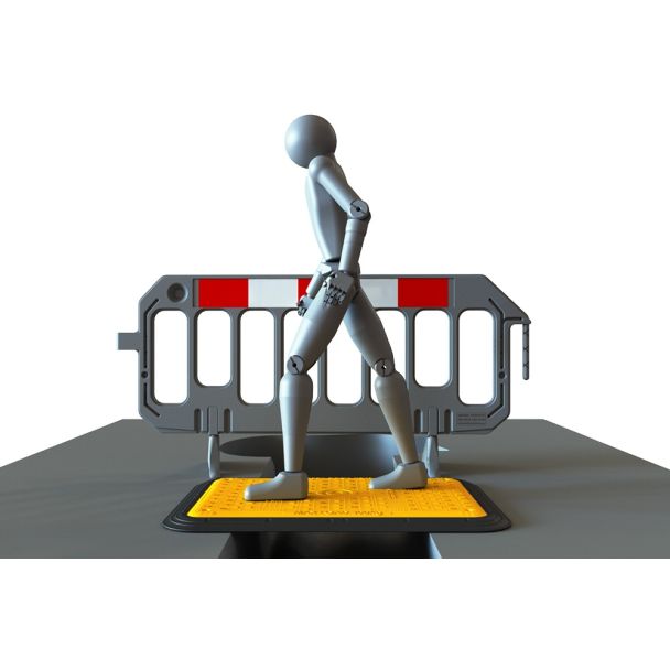 On floor Plastic Tuff Tread Footway Board