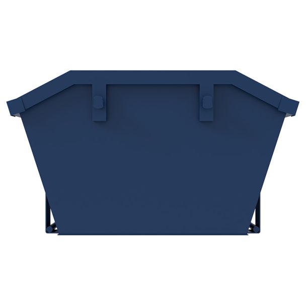 2 Yard Mini-Container - Offener Kettenlift - Blau