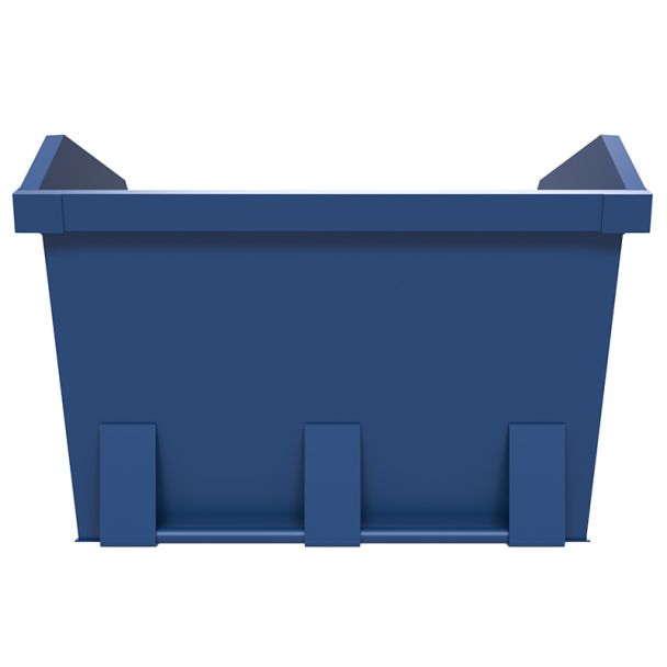 2 Yard Mini-Container - Offener Kettenlift - Blau