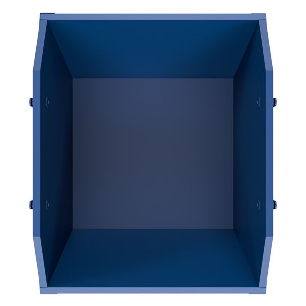 2 Yard Mini-Container - Offener Kettenlift - Blau