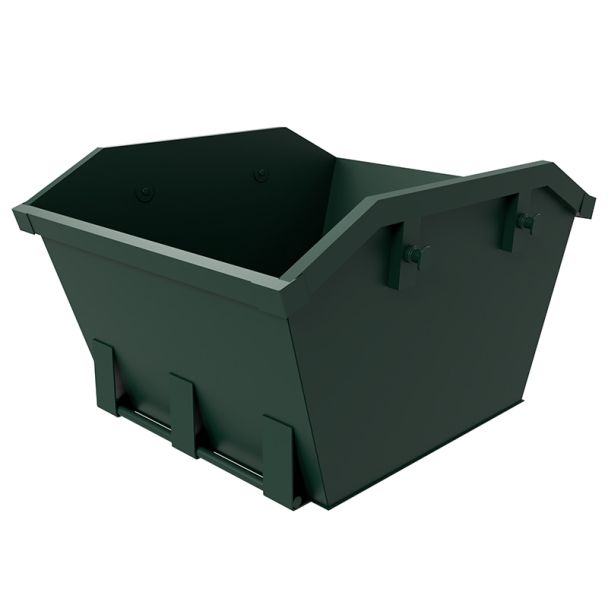 2 Yard Mini-Container - Offener Kettenlift - Grun