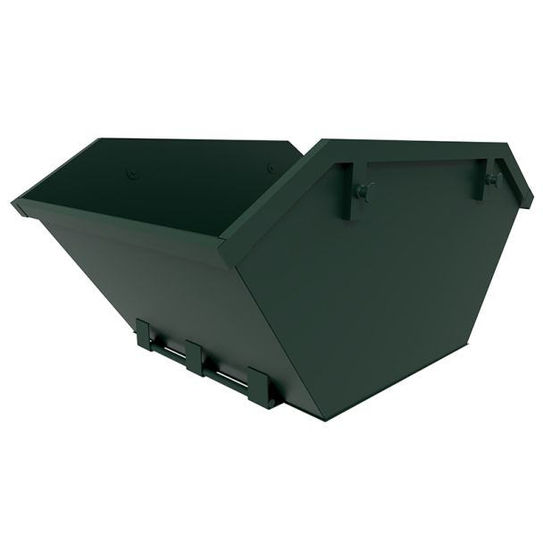 4 Yard Mini-Container - Offener Kettenlift - Grun