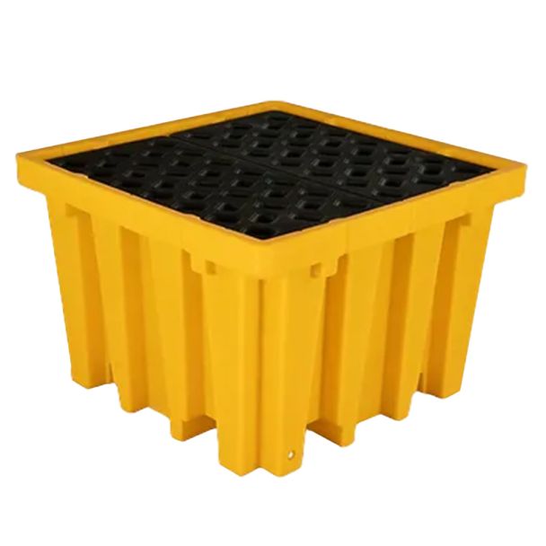 Single IBC Spill Pallet With Grid