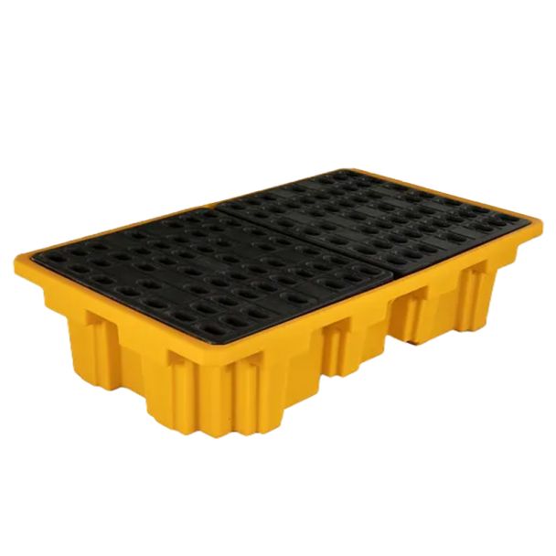 Double IBC Spill Pallet With Grid