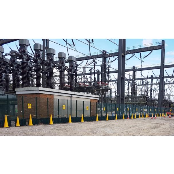 Security Rated Temporary Fencing System from HERMEQ.