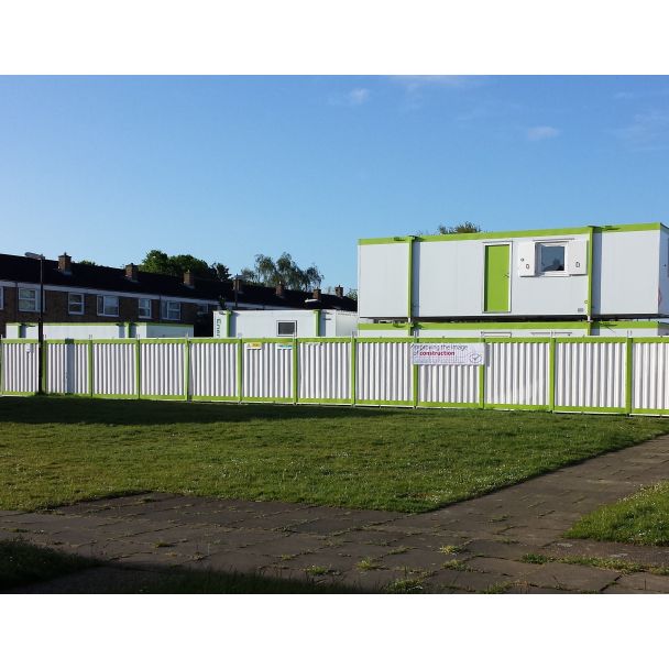 Temporary Steel Hoarding