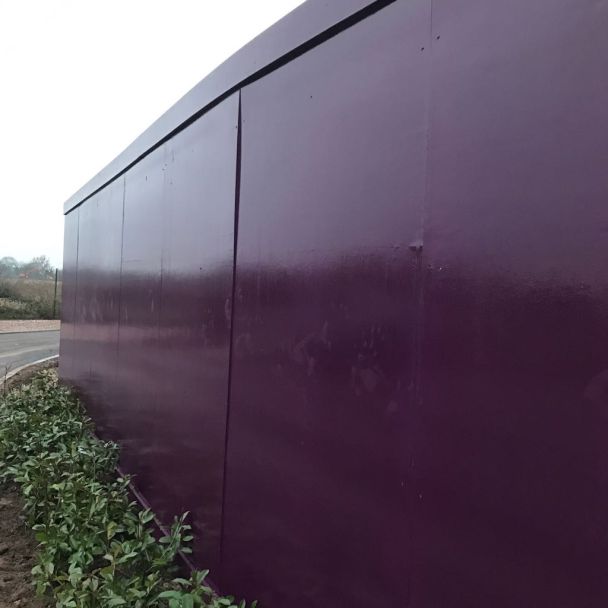 Temporary Wooden Hoarding