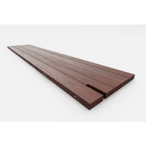 Azobé-Holz Baggermatten