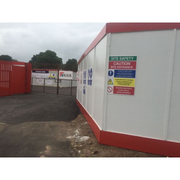 Timber Site Hoarding