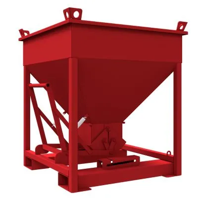 Betonsilo 500 L, beschichtet rot RAL 3003 Betonsilo 500 L, beschichtet rot RAL 3003